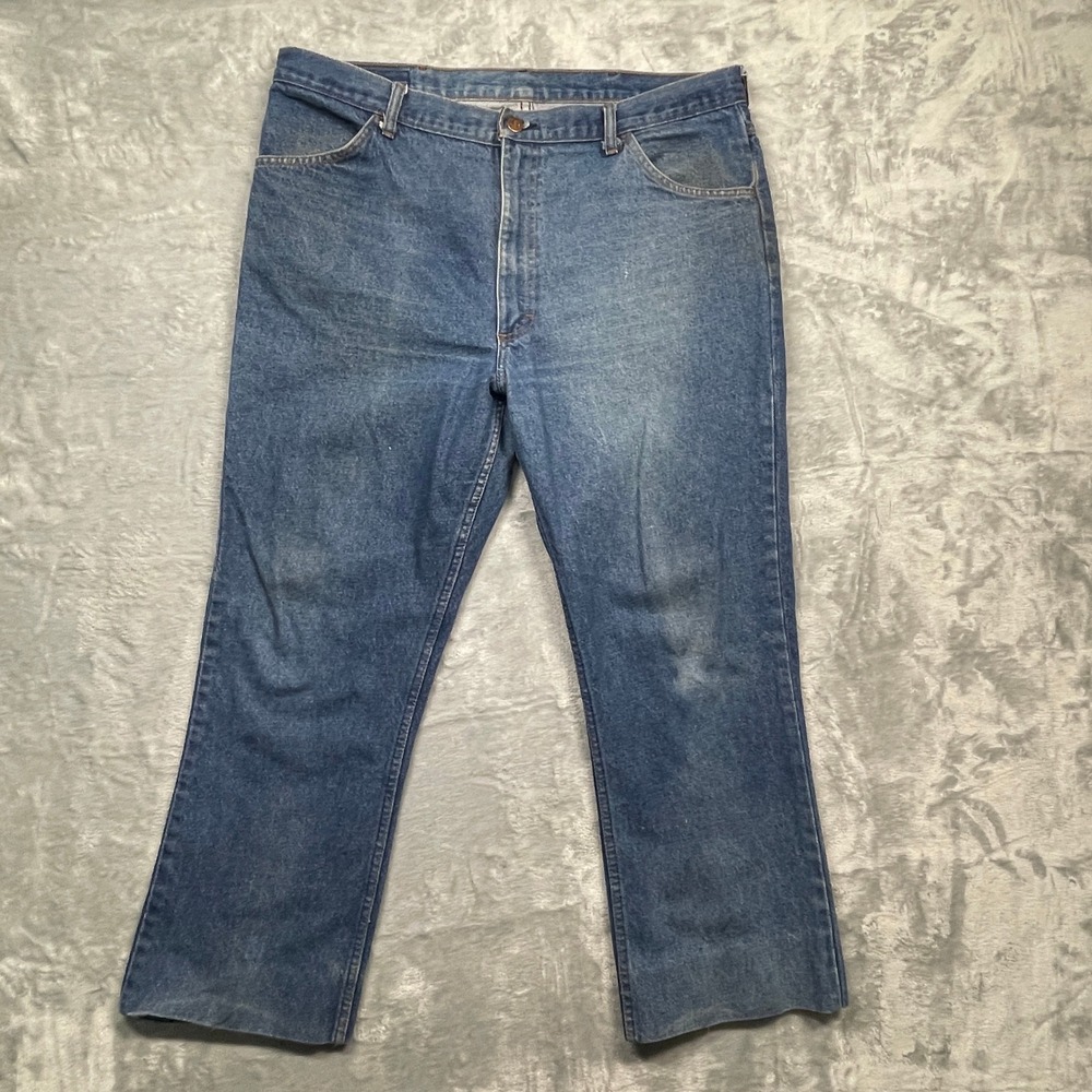 Roebucks Denim Jeans Mens Blue Straight Leg High Rise Vintage Workwear‎ 40 x 32